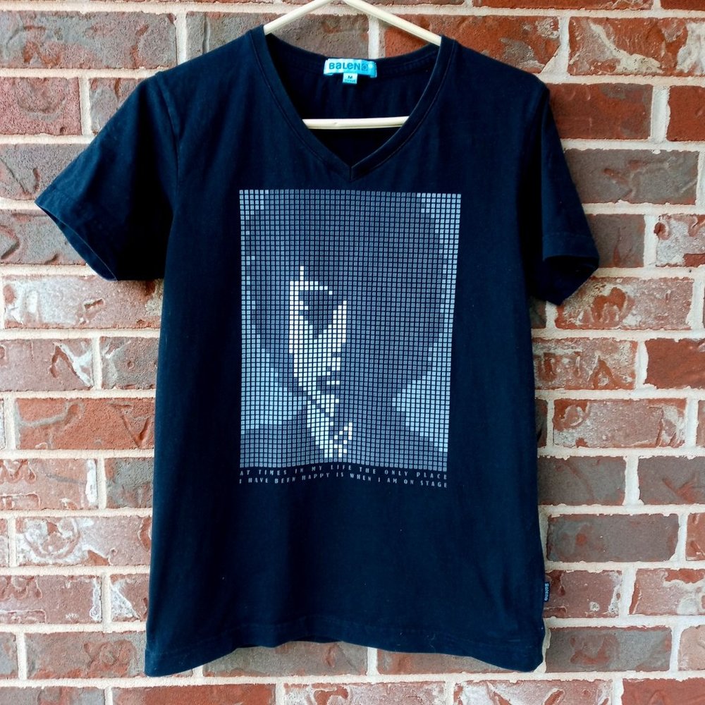 Bob Dylan silhouette  black tee